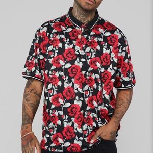 Fashion nova men’s rose polo